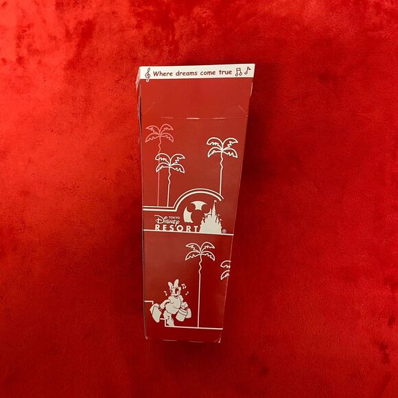 Tokyo Disneyland Limited Edition Souvenir Popcorn Cardboard Box Red White Japan - Picture 8 of 13